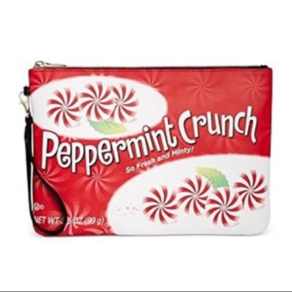 NWT🏷Celebrate Shop Peppermint Oversized Wristlet